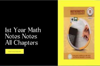 Math Notes For Class 11 All Chapters